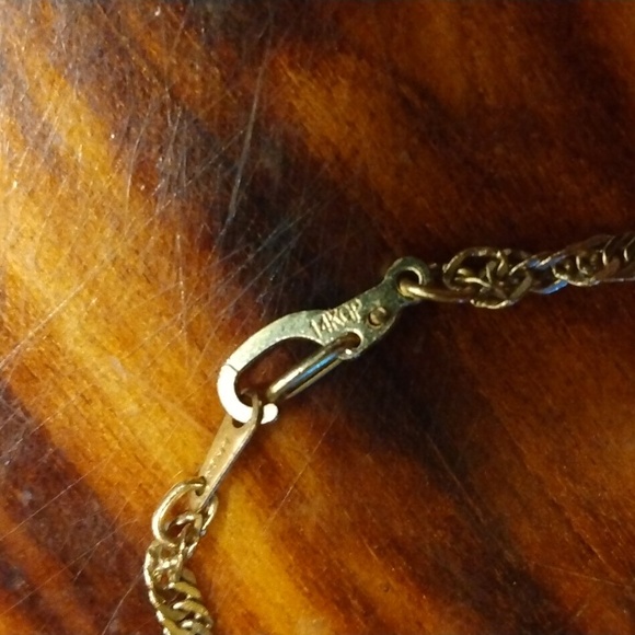 Small link 14k GP bracelet - Picture 2 of 4